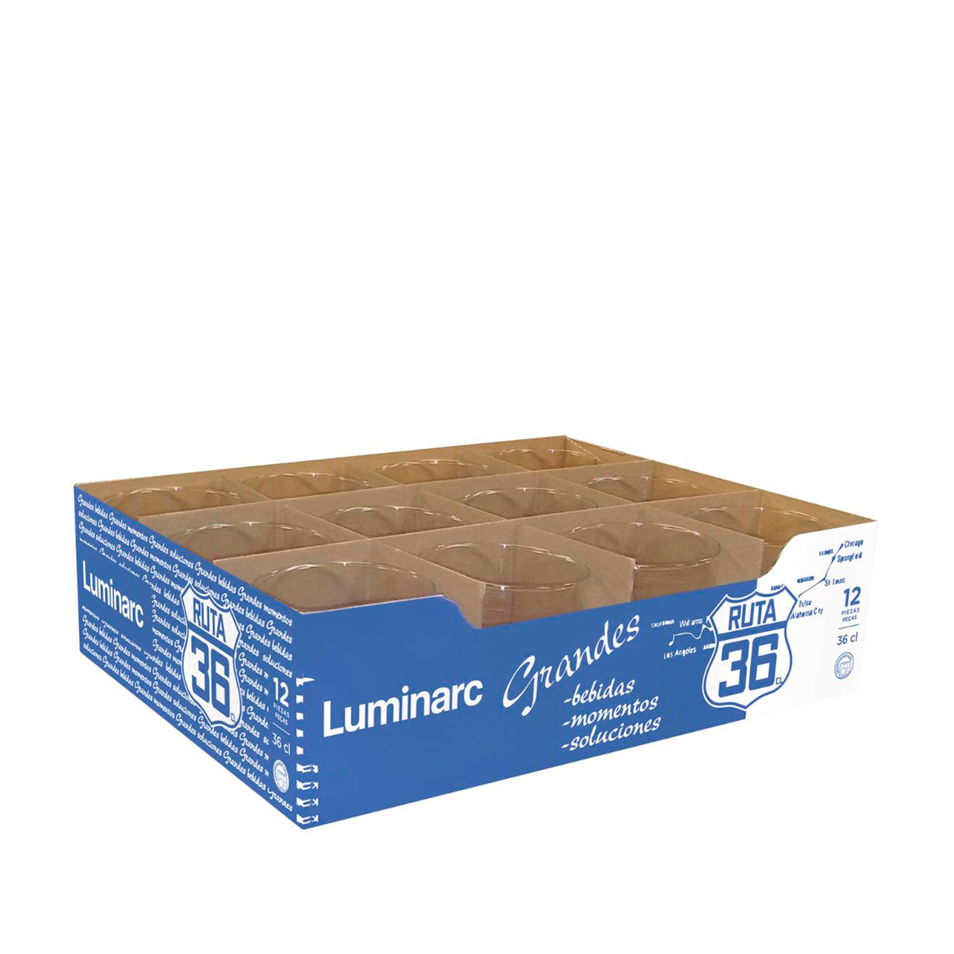 Luminarc Copo Alto Vidro Ruta 36 cl