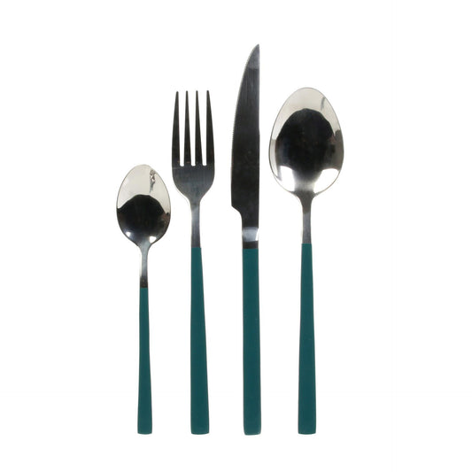 HKH Conjunto 16 Talheres Aço Inox Cabo Verde