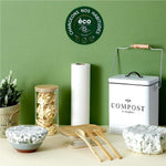 HKH Conjunto 3 Talheres Reutilizáveis Bambu com Bolsa