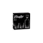 HKH Conjunto Licoreira e 4 Copos Vidro 300 ml