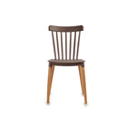 Cadeira Cinza Madeira Pernas Madeira Natural 54 x 84 x 43 cm