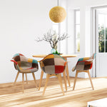 Cadeira Louisiane Tecido Patchwork