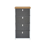 Mueble con 4 Cajones Gris