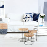 Conjunto 3 Mesas Apoio Blue Lagoon