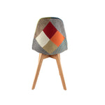 Cadeira Escandinava Patchwork