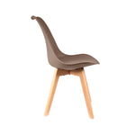 Silla Estilo Escandinavo Taupe