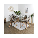 HKH Silla Escandinava Patchwork Gris