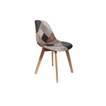 HKH Silla Escandinava Patchwork Gris
