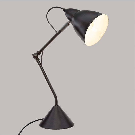 Candeeiro de Mesa Aude Preto Regulável