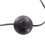 Candeeiro de Pé Metal Preto Base Mármore