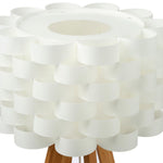Candeeiro de Mesa Bambu Moki Branco