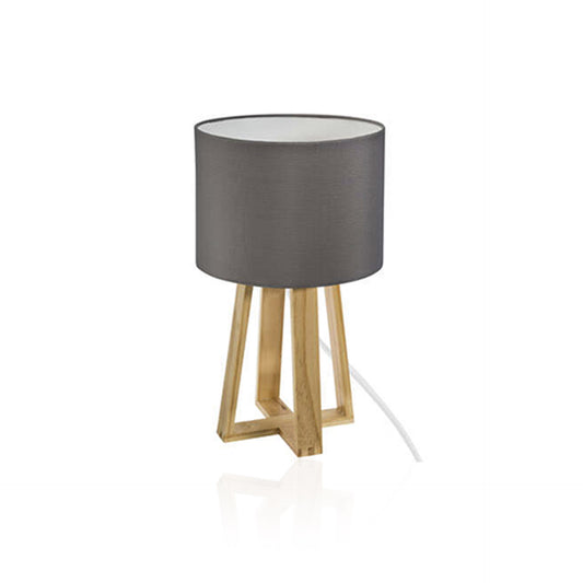 HKH Candeeiro de Mesa Molu com Abajur Cinza
