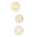 HKH Luminous Wreath 10 Bolas Papel Gris