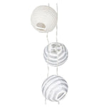 HKH Luminous Wreath 10 Bolas Papel Gris