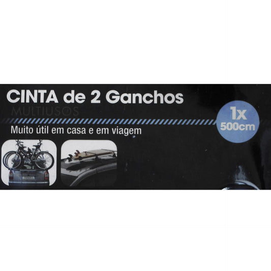 Cinta 2 ganchos 1x5m