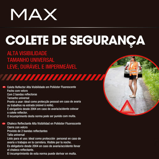 Max colete de segurança