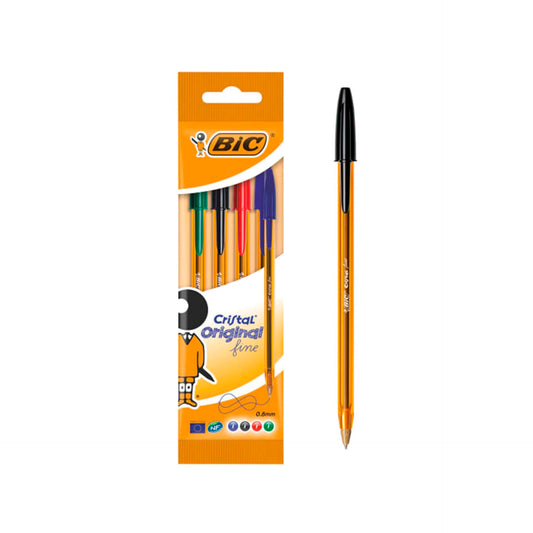 Bic Cristal Fine 4 Esferográficas Sortidas
