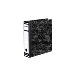 Carpeta archivadora ámbar Lomo ancho Comercial negro jaspeado
