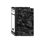 Carpeta archivadora ámbar Lomo ancho Comercial negro jaspeado