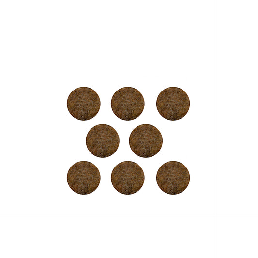 Itools Adesivos Feltro 8 un 27 mm Castanho