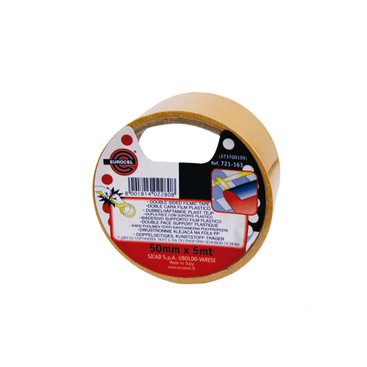 Fita Adesiva Dupla Face em Tecido 50 mm x 5 M