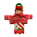 Jersey de punto de duende navideño