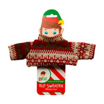 Jersey de punto de duende navideño