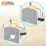 Woomax Conjunto Torradeira e Acessórios em Madeira