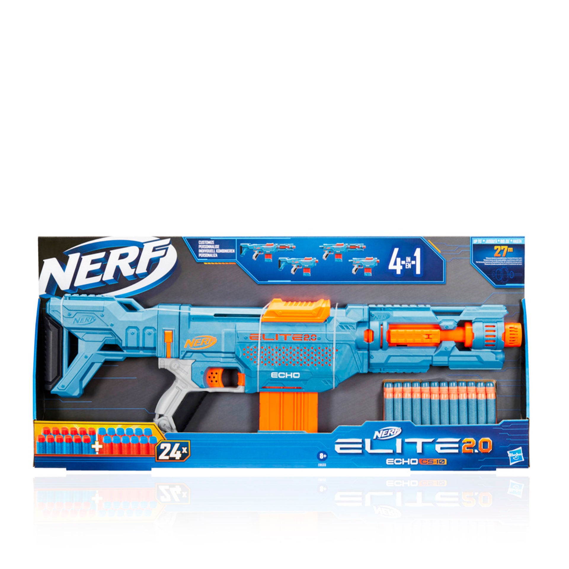 Nerf Elite 2.0 Eaglepoint RD-8 Hasbro - 17 Peças - Lançadores de