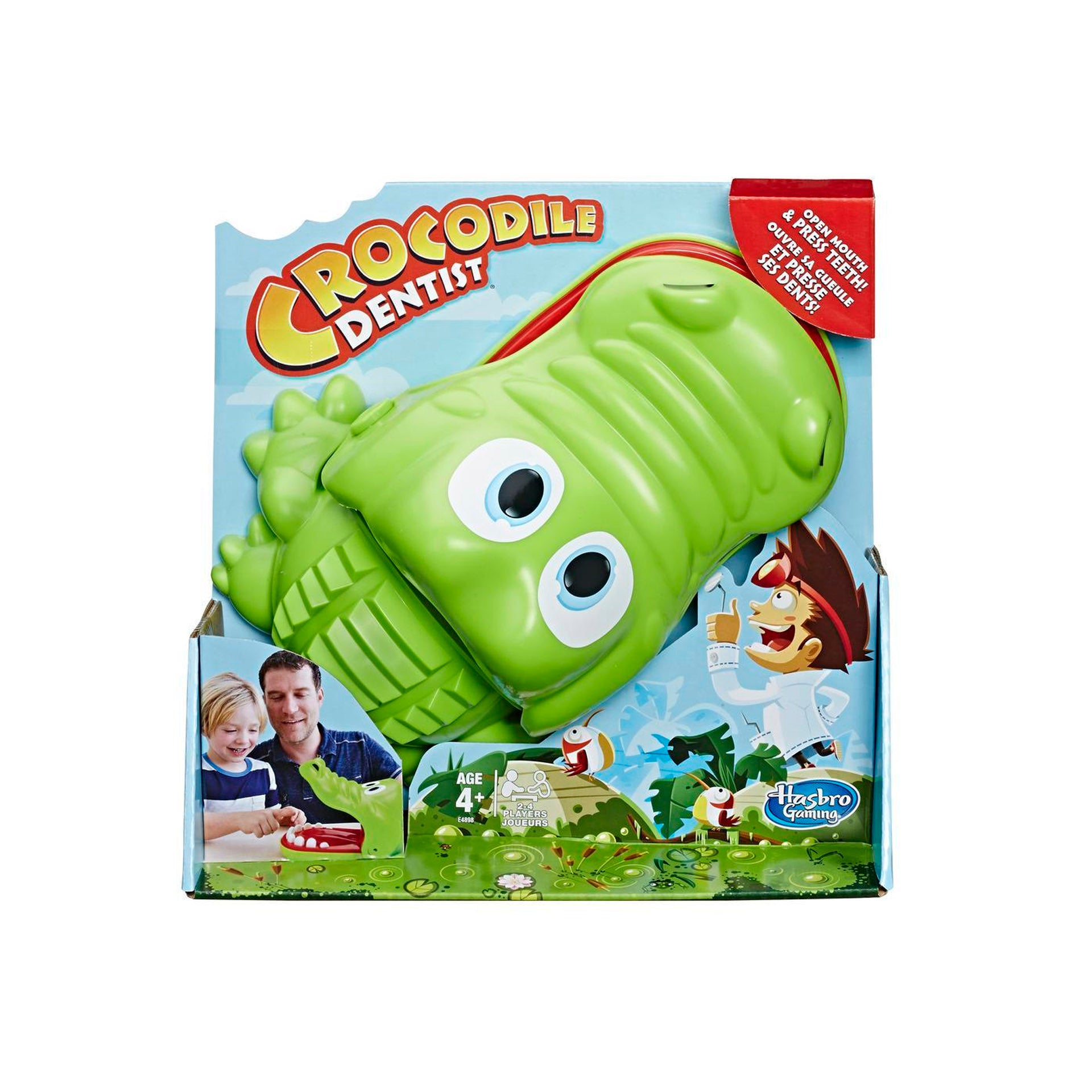 Jogo de Mesa Hasbro Crocodilo No Dentista