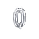 Globo Foil Nº0 Plata