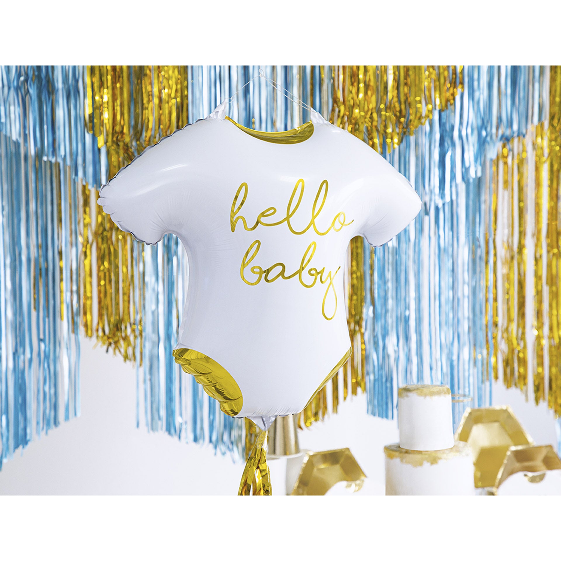 Balão Metálico Fato Bebé "Hello Baby"