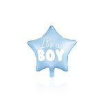 Balão Metálico Azul Claro "It's a Boy"
