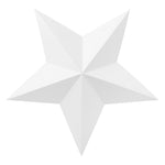 Pack 6 Estrellas Decorativas Blancas