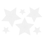 Pack 6 Estrellas Decorativas Blancas