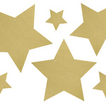 Pack 6 Estrellas Doradas Decorativas