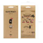 Pack 6 Moldes Cupcake Pirata