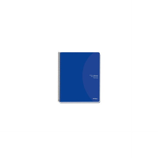 Ambar Caderno Espiral A5 80F 70G Capa Azul Pautado
