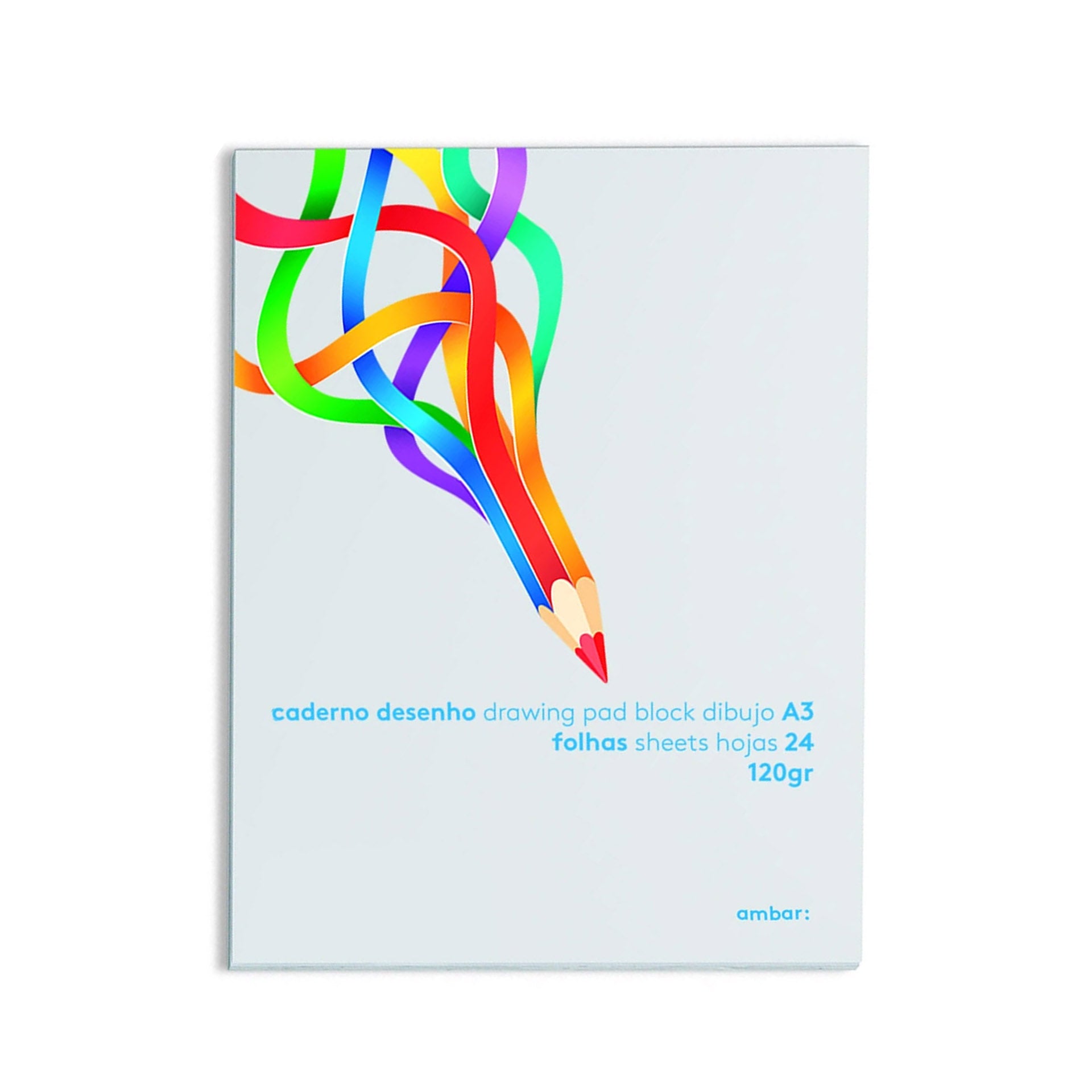 Ambar Caderno Desenho Colado A3 24F 120G School