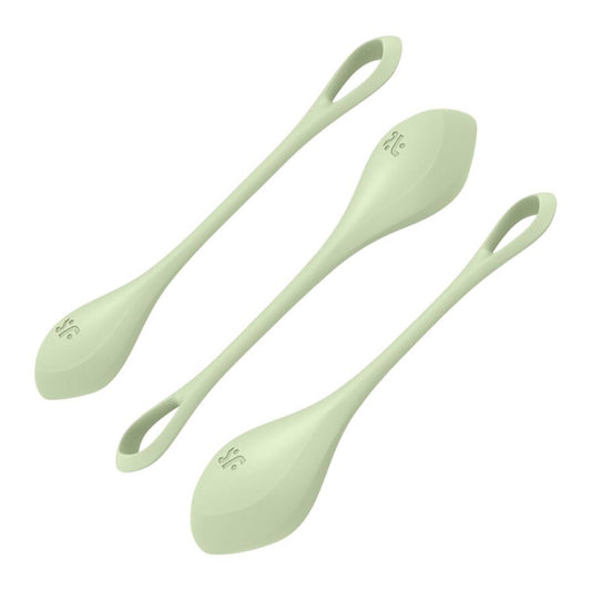 Satisfyer Yoni Power 2 Kit de Treino Verde