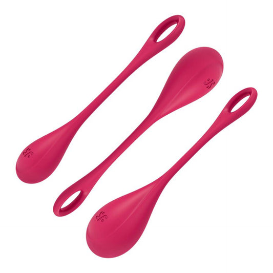 Satisfyer Yoni Power 1 Kit de Treino Vermelho