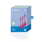 Satisfyer Yoni Power 1 Kit de Treino Vermelho