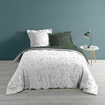 HKH Jogo Cama 3 Peças Estampado Metalizado Allover Arty Line Caqui Branco