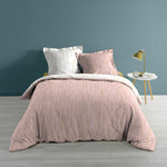 HKH Jogo Cama 3 Peças Estampado Metalizado Allover Domea Rosa Dourado