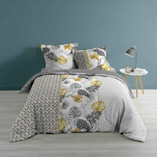 HKH Jogo Cama 3 Peças Estampado Allover Darlene Branco