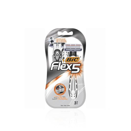 BIC Lâminas Descartáveis Flex5 - 3 un
