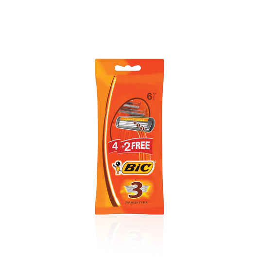 BIC Lâminas Descartáveis Sensitive3 - 4 + 2 un