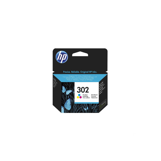 Cartucho de Tinta HP OfficeJet 3639/3800/3830 (F6U65A) Nº302 - Tricolor