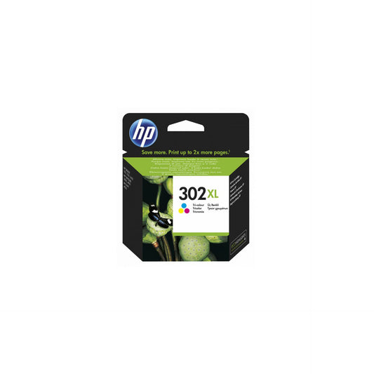 HP Tinteiro OfficeJet 3639/3800/3830 (F6U67A) Nº302XL - Tricolor